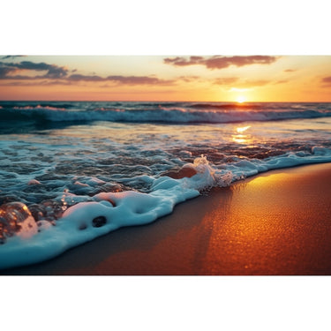 Tableau Plage Coucher De Soleil